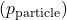 ( p_{\text{particle}} )