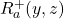 R_a^{+}(y,z)