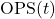 \text{OPS}(t)