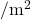 /\text{m}^{2}