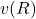 v(R)