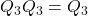 Q_3Q_3 = Q_3