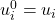 u_i^{0} = u_i
