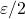 \varepsilon/2