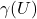 \gamma(U)