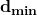 \mathbf{d_{min}}
