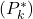 ( P_k^* )