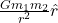 \frac{Gm_{1}m_{2}}{r^{2}}\hat{r}