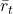 \bar{r}_t