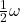 \frac{1}{2} \omega