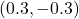 (0.3, -0.3)