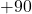+90%