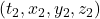 (t_2, x_2, y_2, z_2)