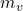 m_{v}
