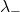 \lambda_{-}
