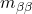 m_{\beta\beta}