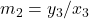 m_2=y_3/x_3