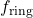 f_{\text{ring}}