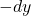 -dy