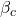 \beta_c