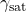 \gamma_{\text{sat}}