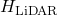 H_{\text{LiDAR}}