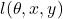 l(\theta, x, y)