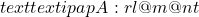 text{textipa{pA:rl@m@nt}}