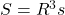 S=R^3 s