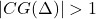 |CG(\Delta)| > 1