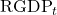 \text{RGDP}_t