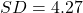 SD=4.27