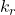 k_{r}