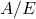 A/E