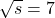 \sqrt {s}= 7\TeV