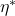 \eta^*