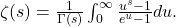 \zeta(s)=\frac{1}{\Gamma(s)} \int_0^{\infty} \frac{u^s-1}{e^u-1} du.