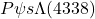 P{\psi s}{\Lambda}(4338)