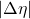 |\Delta\eta|