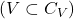 (V \subset C_V )