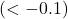 (<-0.1)