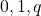 0,1,q