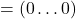 = (0\ldots0)