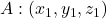 A: (x_1, y_1, z_1)