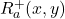 R_a^{+}(x,y)