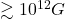 \gtrsim 10^{12} G