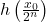 h\left(\frac{x_{0}}{2^n}\right)