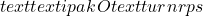 text{textipa{kOtextturnrps}}