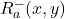 R_a^{-}(x,y)