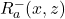 Rendered by QuickLaTeX.com R_a^{-}(x,z)